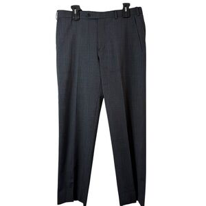 Brooks Brothers 346 Madison Fit Wool Dress Pants Charcoal Gray Men’s 34x30